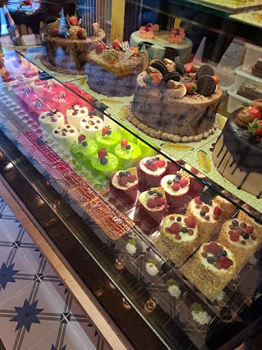 Antepzade Patisserie interior showcasing traditional craftsmanship