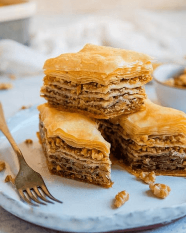 Artisan pastry creation at Antepzade Patisserie